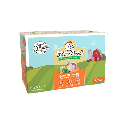 Casserole de dinde aux légumes et riz